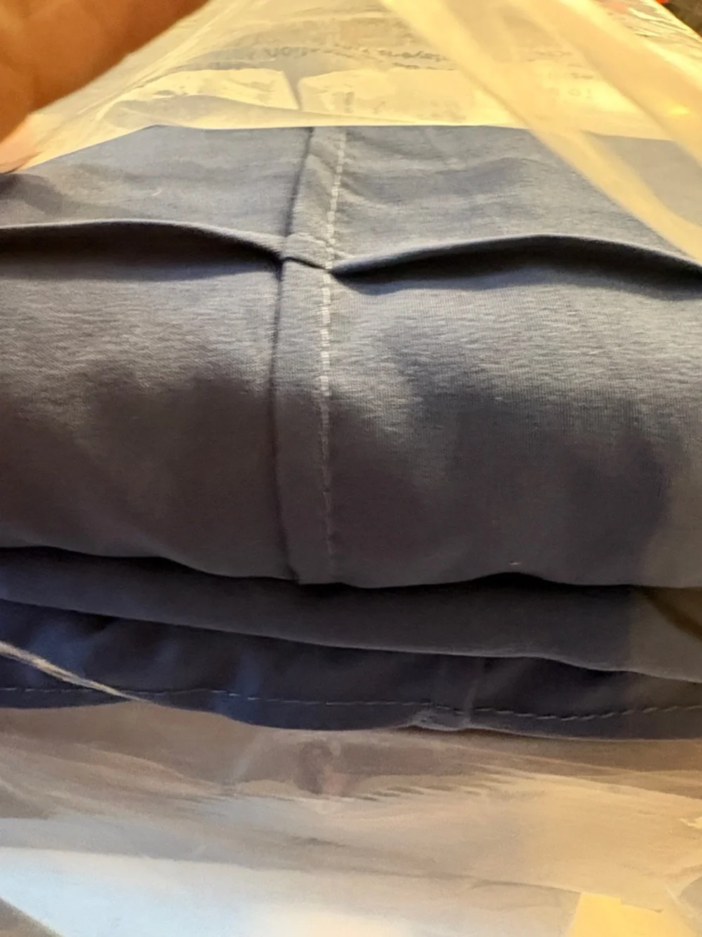 3-Piece Navy Blue Duvet Set -